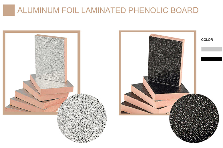 Single Sided Aluminum Foil Phenolic Composite Board