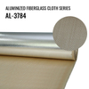 AL-3784 High Temp Silicone Coating Triaxial Fiberglass Cloth
